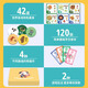 
TaTanice Children's Panda Restaurant Board Game Mathematics Enlightenment Financial Intelligence Thinking Cultivation Parent-Child Interactive Desktop Toys Birthday Gift