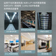 广昌兴（G.C.X）电信级万兆多模光纤跳线MPO母-LC 4对母头分支集束光纤兼容10/40/100/200/400G光模块收发器连接线 OM3多模8芯光纤连接线 MPO母-LC 5米