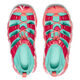KEEN Children's Outdoor Sports Sandals Hyperport H2 Comfortable, Breathable and Wear-Resistant Wading Shoes Raspberry/Pool Blue 5 Toddlers
