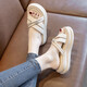 Sandalen für Frauen mit 2025 Sommer neuer weicher Sohle nicht rutschfestes Flops für Frauen mit schlammer schlammer Strand lässig Sandalen schwarz 37