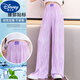 
Disney girls summer pants 2025 new children's summer mosquito-repellent pants ice silk wide-leg pants large children's thin casual pants 15258 purple + 15106 purple 130 cm