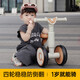 Living stone (LIVING STONES) Children's balance bike 1-3 year old baby scooter toys toddler scooter baby four-wheel pedalless car Qingka [Lighting music + cushioning mute wheel] One-year-old anti-roller vanity gift