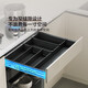 Higolds neuestes Modell Higold Küche Spülmaschine Top Dünner Auszug Korbschrank Einschichtschubladen-Werkzeugregal Rack ziehen Bodendämpfung 750 Schrank Installation Innere Breite 695-744