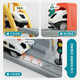 Mingta (Ming Ta) [Nouveau produit] Rail Car Toy Electric Small Train pour garçons et filles Train pour enfants pour 3 à 6 ans Gift d'anniversaire à grande vitesse Super High [69 pièces Set] Electric Rail Train-