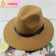 Huowen Shanghai Beach Xu Wenqiang Herren Retro Hut Big Bim Top Hut Jackson Bühnenbilder Hut Xu Wenqiang Stil - Schwarzer Erwachsener Stil 58 cm