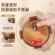 Centennium Zhenghe Glass Lunch Box With Lunch Office Trabajador Luncher Microonda Calefacción Especial Partition Bento Box Box Box Round 1050ml + Sopa Bowl 750ml