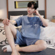 Los pantalones cortos de manga corta de verano de Pajamas de Xuanzhu para adolescentes pueden usar ropa de ropa casera simple Z679 L [recomendado 100-130 Jin [Jin iguala 0.5 kg] desgaste]