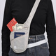 Huayu Qimeng Antift Sac Certe Ajustement Sac de taille voyage à l'étranger Sports Européens Hommes et femmes Invisible Sac de passeport mince Portefeuille Antift Portefeuille et femmes Gray [Invisible Ferme Ajustement anti-vol] All-Code