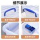 多功能储物箱透明塑料箱收纳箱整理箱玩具箱特大号储物箱车载 2687 约55L 透明