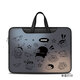 迪盟（DIMENG）macbook air电脑包牛仔蜡笔小新笔记本包苹果macbook pro/air M4 DND695 (1)-QA黑【+斜跨肩带】 13.3英寸