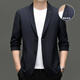 
Septwolves long-sleeved suit men's 2025 summer new solid color top jacket men's business versatile casual loose suit 12398 Navy M