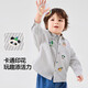 Dudujia 100% cotton baby shirt spring and autumn children's cartoon shirt autumn casual boys autumn tops off-white 100