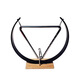 MEINL Brass Triangle Iron 789 Orquesta profesional de acero inoxidable Acompañamiento Adulto Band para niños Instrumentos de percusión de latón Nino551 Triángulo de 6 pulgadas de acero Iron