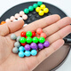 Angmu Wisdom Pyramid Development of Intelligence Magic Beads Children's Logical Thinking Training Educational Toys Children's Day Gifts Super Large Intelligence Magic Beads 7 Books (1348 Questions E-books)