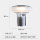 
Pupan bedside lamp decorative light luxury desk lamp Nordic modern simple glass designer living room bedroom high-end model room lamp M1048 smoke gray style button switch