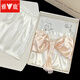 Yalu sweet suspender ice silk pajamas for women in summer 2025 new Korean style bow sexy suit home clothing FS_9214# cardigan double short lace pocket XL