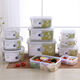 Saiwang transparent square round multi-specifications fresh-keeping box microwave lunch box refrigerator storage box food square 12186ml