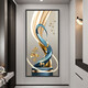 New Chinese style entrance decorative painting 3D three-dimensional stickers self-adhesive wallpaper living room background wall entrance corridor aisle wall stickers nine fish straight up width 60cm-height 120cm