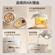 Joyoung electric stew pot hot water quick stew multi-function pot 2.8L electric stew pot stew soup cup bird's nest pot health pot baby food supplement bb porridge mini porridge soup pot white porcelain GD328
