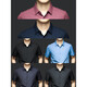 CEO Yageo high-end light luxury ice silk short-sleeved shirt for men in summer cool, non-scalding, anti-wrinkle-free, markless, men black light luxury real ice silk black light luxury real S 3890-115Jin [Jin equals 0.5 kg]