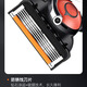 
Jilini's new five-layer manual razor for men's razor adaptive front hidden sword holder series German original imported blade German Seiko 16 knife head