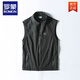 Romon Original Single Summer extérieur gilet à séchage rapide Souffleur Collier debout mince Gilet Gitre de gilet de grande taille Gifil gilet Bleu étroit M 95 Taille