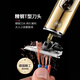 Mingjupai alemán Seiko Caballero de cabello eléctrico Electric Electric Shaveving Sweve Sweve Sword All-in-One Máquina de cabeza calva Artefacto para hombres Gold Lcd [Seiko alemán] Conjunto de corte de pelo profesional de siete piezas