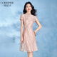 Kebeier Gentle Pink Modified Cheongsam Robe Fomen Fomen Summer 2025 Nouveau jeune tempérament Xi Robe de mariée à belle-mère 2xl