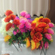 Zi Jiafu Qingming Festival artificial flowers artificial flowers chrysanthemum Juana plastic flower bouquet decoration ancestor worship supplies missing crystal chrysanthemum purple 1
