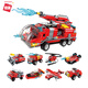 Qichun Fire Protection Series Building Block Car Assembly Small Particle Toy CAR Niños de 6-12 años Regalo 1805 12026/Lieyan Pioneer 4 Box Set Set Box