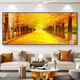 Jileduo Golden Wohnzimmer Hängende Gemälde Modernes Sofa Einfache dekorative Malerei