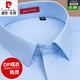 Pier Cardin 200 reine Baumwollkurzärmel-Shirt 2025 Sommer Neues Saison Business Formale Kleidung für Arbeiten gestreiftes Hemd-Hemd-Arbeitskleidung 6629 [kurze Ärmel] 40