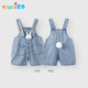 YouQi Baby Chounts Summer Baby Girl 2025 Детские летние повседневные брюки милые джинсовые шорты.