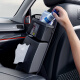 Bimll B Asiento para el automóvil Caja de tejido de la caja Cop-conductor colgante de papel colgante Interior Almacenamiento de bolsa de almacenamiento multifunción multifunción Almacenamiento