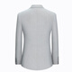 Haipaihaoyu Doppelbruster Anzug Set Männer schlanker junger Business-Formatanzug Graukragen Professioneller Anzug Mikro-Stretch Grey 9901 Doppelbrustanzug Set M 170/88a