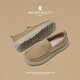 Montagut French Summer Shops Men's Shoes Zapatos de lienzo para hombres Beijing Zapatos de tela Beijing Behip Bean Bean Zapatos de frijol para hombres.