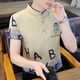 Pierre Cardin Sommer kurzärmelig T-Shirt Herren-Trend 2025 Neues Polo-Shirt Herren-Jugend lässig Trendy Brand Halbärmelige Stand-up-Kragen Top F9216 White 2xl