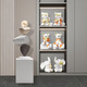 Büro Weinschrank Eingang Dekoration Office Desktop kleine Ornamente Raum Mann Paar Hirschbär Harz Crafts Ekd3897J Helles Goldener Set zwei Edelsteine ​​Liebe Hirsch