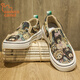 
Oriental camel laceless canvas shoes men's shoes for summer breathable casual flat shoes lazy one foot cloth shoes sports trendy shoes men Lan Zi 43