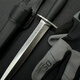 
Extreme Force Commando Outdoor Sergeant Tactical Double-Edge Straight Knife High Hardness N690 Steel Outdoor Portable Survival Knife Extreme Force FS Commando Double-Edge Steel Knife 29cm-less than 60 [Givea Tactical Knife Set]