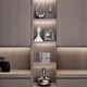 Yingtang modern style Wangzhai TV cabinet ornaments light luxury model room living room bookcase sales office art 3883 step by step