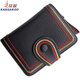 Kangaroo 2025 new European and American fashion small wallet short women's multi-card card bag women's cowhide wallet coupon wallet trendy CX-256 red