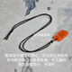 Keyu Keke Own Nanhong Agate Nothing Pillar Pendant, Flame Pattern, Floating Flower, Peaceful Red Fire Jade Pillar, Gift, Nine M9866q