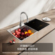 Fotile sink (right sink) dishwasher for home use, no need to bend over to wash dishes, ultra-thin door panel, integrated sink with built-in 02-C4J.i, trade-in national subsidy