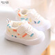 Dr. Jiang's same baby toddler shoes, mesh shoes, spring and autumn soft sole functional shoes, boys and girls' shoes for 1-3 years old, casual, B838 white 17 inner length 12.5 cm
