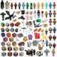
Kempton Minecraft Plastic Toy Doll Figure Ending Dragon Steve Kuli afraid of iron golem doll doll model Lemon yellow Golden Apricot