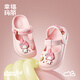 Zapatos Croc alegres de Mario Melody para niñas, sandalias antideslizantes para el baño de princesa para el hogar, sandalias de playa para niños Baotou de verano para niñas