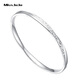 Miss JuJu pt950 platinum Möbius ring bracelet for women, new platinum crushed ice perfect round bracelet, inner diameter 52mm, weight 16.59 grams, about 3mm thick