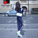 Pier Cardin plus velvet thickened sweatshirt set for women Autumn and Winter 2025 new street-fried casual sports two-piece set fashionable and fashionable, age-reducing, Tibetan blue plus velvet style [723] S [Suggested 80-100Jin [Jin equals 0.5 kg]]