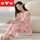 Yalu 2025 Nuevo pijama para mujeres Pantalones de manga corta de algodón puro